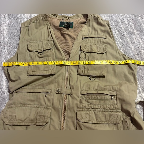 Vintage Orvis Hunting Vest Mens Sz XL Outdoor Safari Multi Pocket Utility Travel - Picture 7 of 8